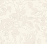 York Brushstroke Floral Pearl Wallpaper