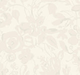 York Brushstroke Floral Pearl Wallpaper