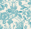 York Brushstroke Floral Aqua Wallpaper