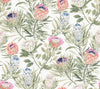 York Protea White & Fuchsia Wallpaper