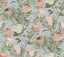 York Protea Dusty Blue & Coral Wallpaper