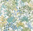 York Forest Floor White & Green Wallpaper