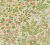 Erin & Ben Co. Woodland Floral Peel And Stick Linen Wallpaper