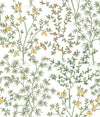 Erin & Ben Co. Lemon Grove Peel & Stick White Wallpaper