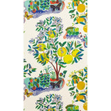 Schumacher Citrus Garden Panel Set Primary Wallpaper