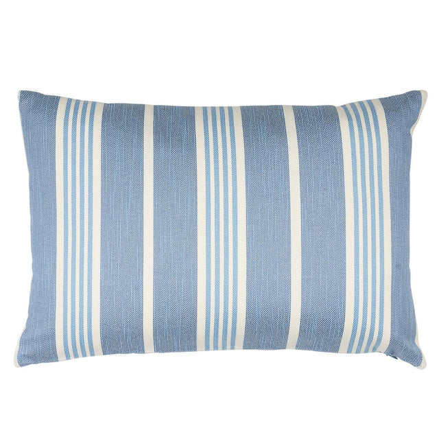 Schumacher Hampton Stripe I/O Pool 20" x 14" Pillow