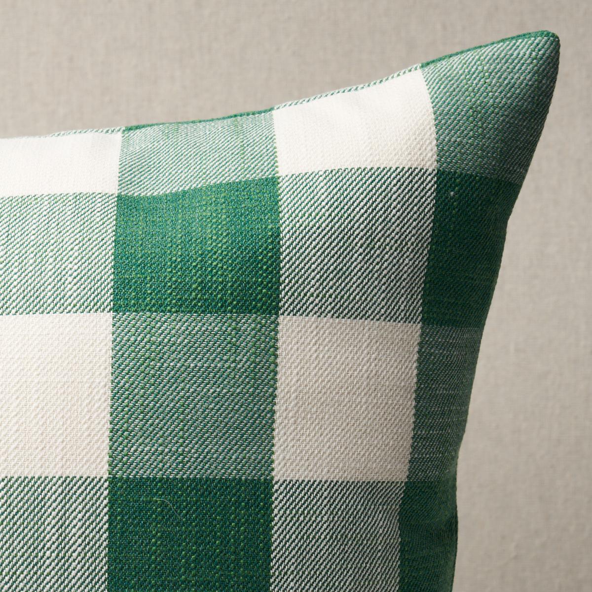 Schumacher Picnic I/O Emerald 20" x 20" Pillow