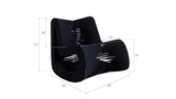 Phillips Collection Seat Belt Rocking Black/Black Chair