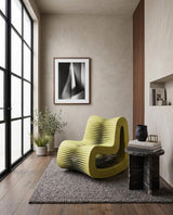 Phillips Collection Seat Belt Rocking Green Chair