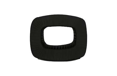 Phillips Collection Seat Belt Ottoman Black/Black Chair