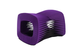 Phillips Collection Seat Belt Ottoman Purple Chair