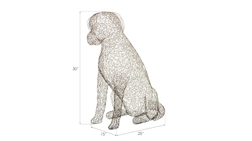 Phillips Collection Crazy Wire Retriever LG Accent