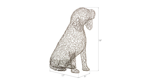 Phillips Collection Crazy Wire Beagle MD Accent