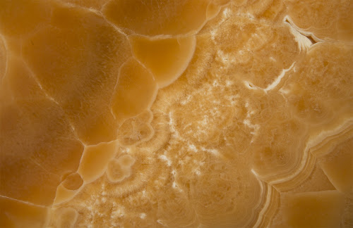 Phillips Collection Gem Wall Tile in Brass Setting Sand Onyx Wall Art