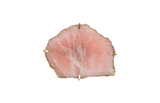 Phillips Collection Gem Wall Tile in Brass Setting Rose Quartz Wall Art