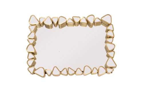 Phillips Collection Pebble Rectangle Mirror