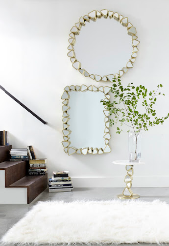 Phillips Collection Pebble Rectangle Mirror