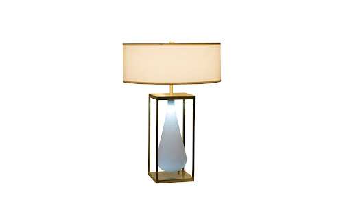 Phillips Collection Tear Drop Gold Table Lamp