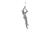 Phillips Collection Climbing Sculpture w/Rope Black/Silver Aluminum Accent