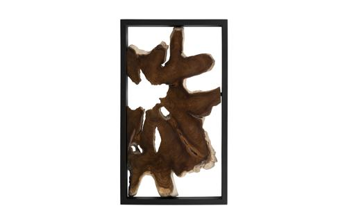 Phillips Collection Framed Root Wall Art Rectangle Black Accent
