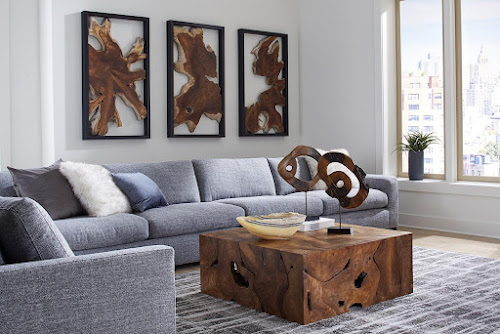 Phillips Collection Framed Root Wall Art Rectangle Black Accent