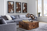 Phillips Collection Framed Root Wall Art Rectangle Black Accent