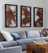 Phillips Collection Framed Root Wall Art Rectangle Black Accent