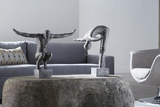 Phillips Collection Outstretched Arms Sculpture, Aluminum, Small Silver Accent