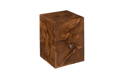 Phillips Collection Teak Slice Square Stool