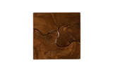 Phillips Collection Teak Slice Square Stool