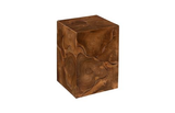 Phillips Collection Teak Slice Square Stool