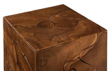 Phillips Collection Teak Slice Square Stool