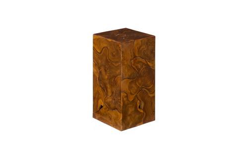 Phillips Collection Teak Slice Pedestal Square SM Accent