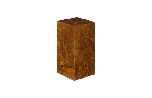 Phillips Collection Teak Slice Pedestal Square SM Accent