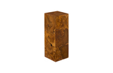 Phillips Collection Teak Slice Pedestal Square MD Accent