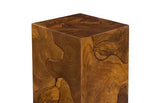 Phillips Collection Teak Slice Pedestal Square LG Accent