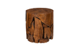 Phillips Collection Teak Chunk Round Stool