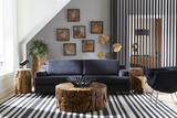 Phillips Collection Teak Chunk Round Coffee Table