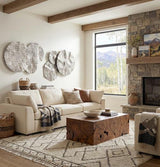 Phillips Collection Teak Slice Rectangle Coffee Table