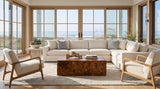 Phillips Collection Teak Slice Rectangle Coffee Table