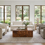 Phillips Collection Teak Slice Rectangle Coffee Table