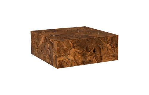 Phillips Collection Teak Slice Square Coffee Table