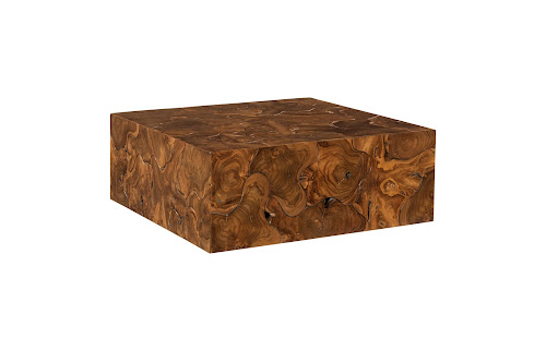 Phillips Collection Teak Slice Square Coffee Table