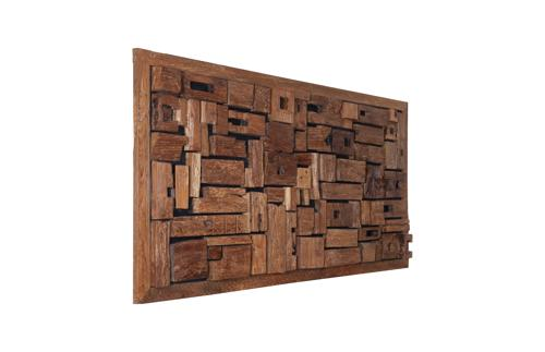 Phillips Collection Asken Wall Art Wood LG Accent