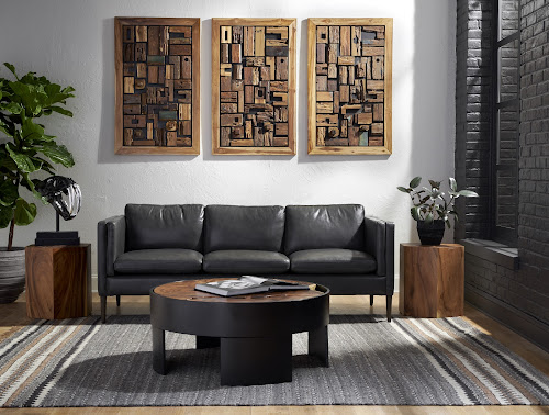 Phillips Collection Asken Wall Art Wood SM Accent