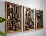 Phillips Collection Asken Wall Art Wood SM Accent