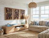 Phillips Collection Asken Wall Art Wood SM Accent