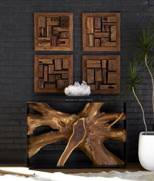 Phillips Collection Asken Wall Tile Wood Wall Art