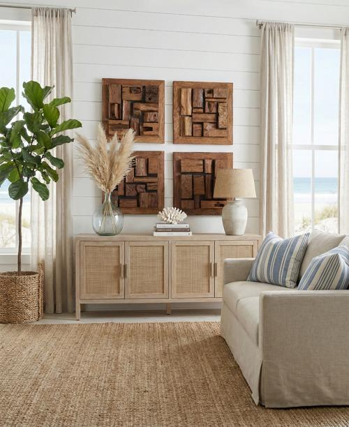 Phillips Collection Asken Wall Tile Wood Wall Art