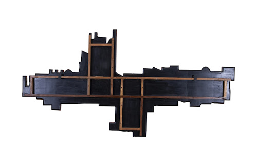 Phillips Collection Asken Wall Art Wood Freeform Accent